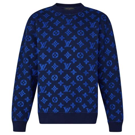 louis vuitton pullover blau|louis vuitton sweaters.